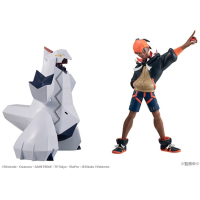 Officiële Pokemon G.E.M Series figure Raihan & Duraludon statue
